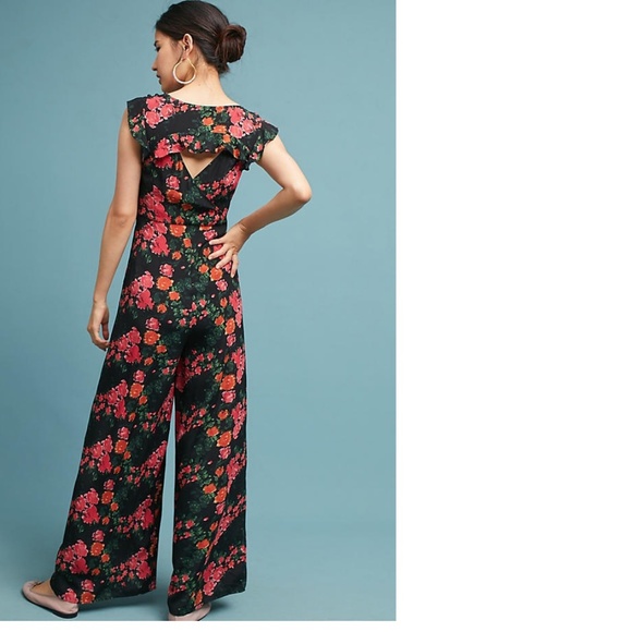 Anthropologie Laurette V-Neck Jumpsuit new XS new with tag - Picture 7 of 11